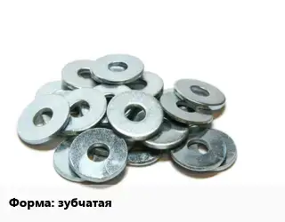 Шайба зубчатая